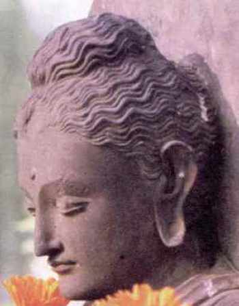 Siddhartha Gautama — Buddhakopf, Statue